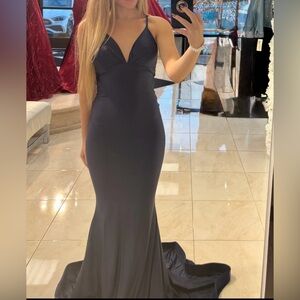 Sophisticated Navy Prom Dress
